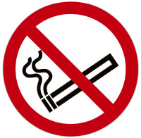 EXACOMPTA Hinweisschild "Rauchen verboten", rot...