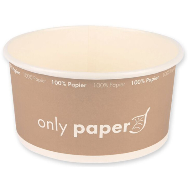NATURE Star Deckel f&uuml;r Salatschale Only Paper, 150 mm, wei&szlig;