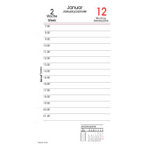bind Ersatzkalender 2025 für Terminplaner A6, Modell...