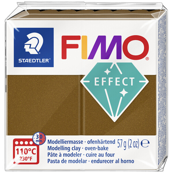 FIMO EFFECT Modelliermasse, blau-metallic, 57 g