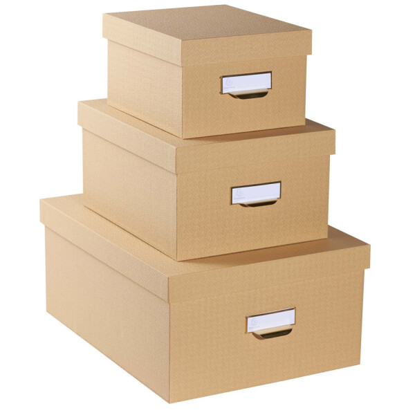 EXACOMPTA Ablageboxen-Set Office by Me, beige