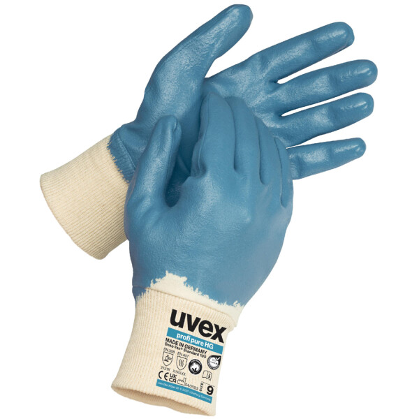 uvex Arbeitshandschuh profi pure HG, Gr&ouml;&szlig;e 6