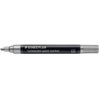 STAEDTLER Acrylmarker Lumocolor paint marker, silber