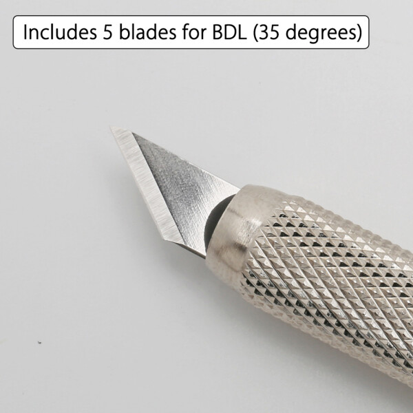NT Cutter Skalpell eDL-400, Kunststoff-Geh&auml;use, schwarz