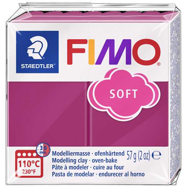 FIMO SOFT Modelliermasse, ofenhärtend, papaya sorbet, 57 g