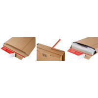 ColomPac Versandtasche, aus brauner Wellpappe