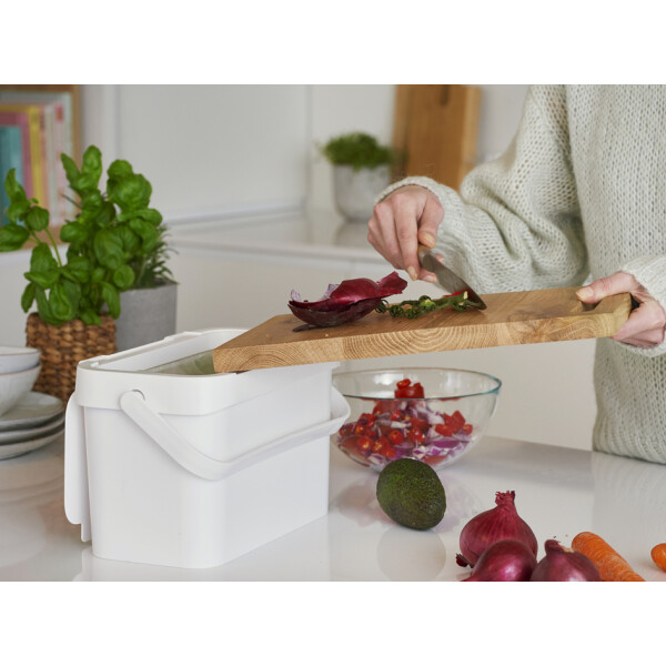 smartstore Bio-Abfallbeh&auml;lter "Collect Biowaste", 5 L, wei&szlig;