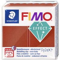FIMO EFFECT Modelliermasse, grün-metallic, 57 g