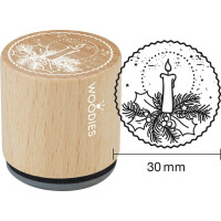 COLOP Motiv-Stempel Woodies "4 Kerzen"
