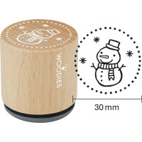 COLOP Motiv-Stempel Woodies "Weihnachtskugeln"