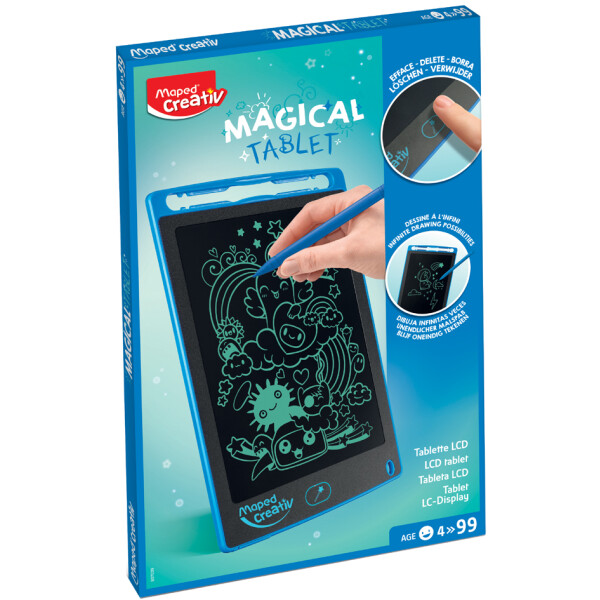 Maped Creativ LCD Schreib- &amp; Maltafel MAGICAL TABLET, t&uuml;rkis