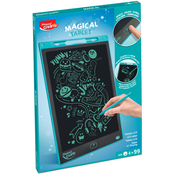Maped Creativ LCD Schreib- &amp; Maltafel MAGICAL TABLET, t&uuml;rkis