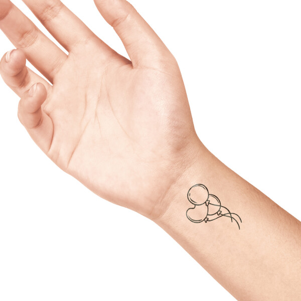 COLOP Tattoo-Stempel LaDot kids stone "Regenbogen", mittel