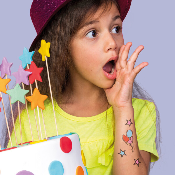 COLOP Tattoo-Stempel LaDot kids stone "Regenbogen", mittel