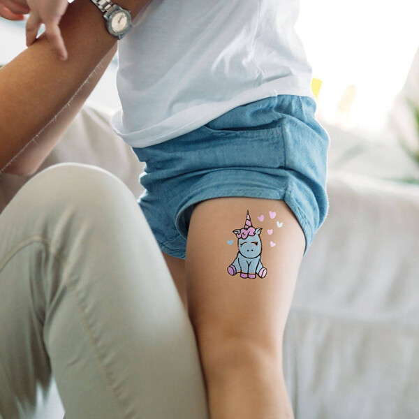 COLOP Tattoo-Stempel LaDot kids stone "Regenbogen", mittel