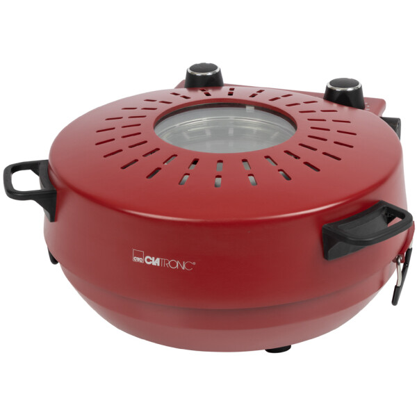 CLATRONIC Pizzamaker PM3787, 1.200 Watt, rot
