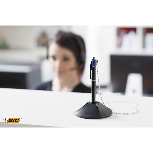 BIC Kugelschreiber-St&auml;nder 4 Colours Counter Pen, schwarz