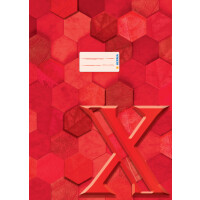 HERMA Heftschoner X, aus Karton, DIN A4, rot