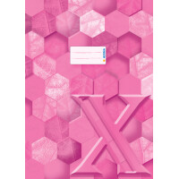 HERMA Heftschoner X, aus Karton, DIN A4, rosa