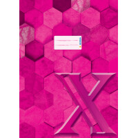 HERMA Heftschoner X, aus Karton, DIN A4, rosa