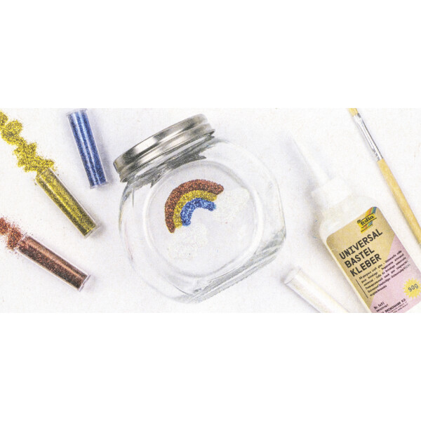 folia BIO Glitter- & Pailletten-Set Rainbow