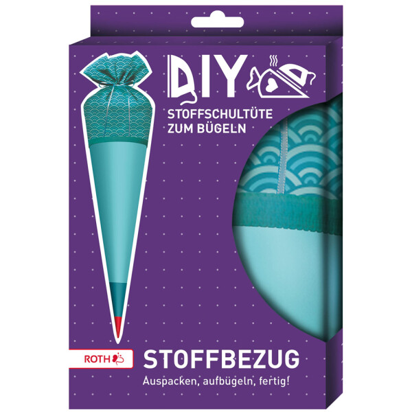 ROTH Stoffbezug f&uuml;r DIY-Stoffschult&uuml;te zum B&uuml;geln, gr&uuml;n