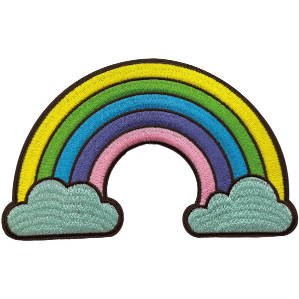 ROTH B&uuml;gelbild f&uuml;r DIY-Stoffschult&uuml;te, Regenbogen