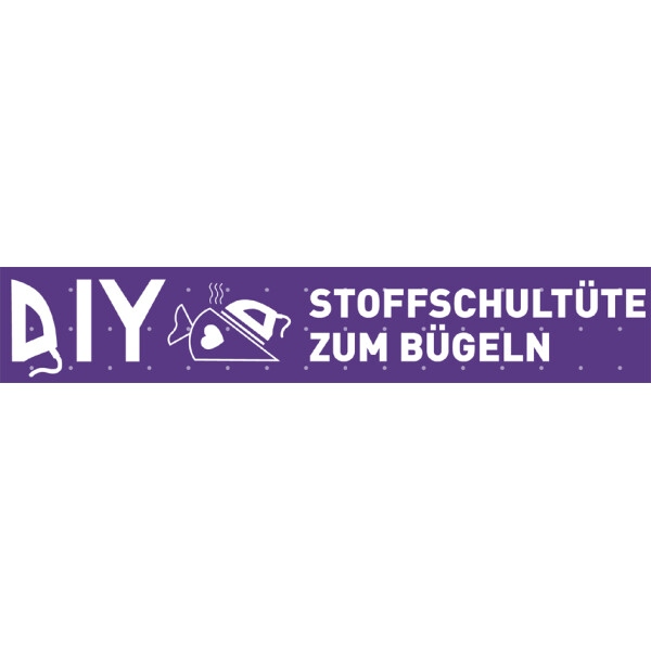 ROTH Stoffbezug für DIY-Stoffschultüte zum Bügeln, türkis