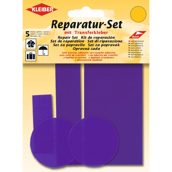 KLEIBER Flicken-Reparatur-Set, flieder