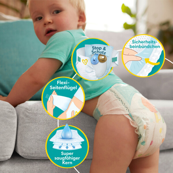 Pampers Windel Baby Dry, Größe 7 Extra Large, Single Pack