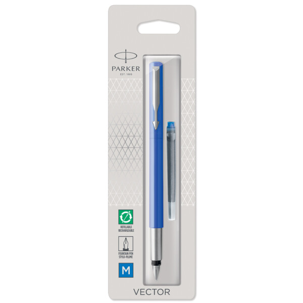 PARKER F&uuml;llhalter VECTOR, Blau, Federbreite: M