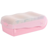 HAN Lernkartei CROCO, A7 quer, pastelllila-transluzent