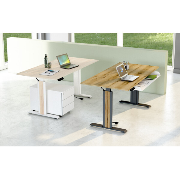 kerkmann Sitz-Steh-Schreibtisch Move 1 Advance, (B)1.400 mm