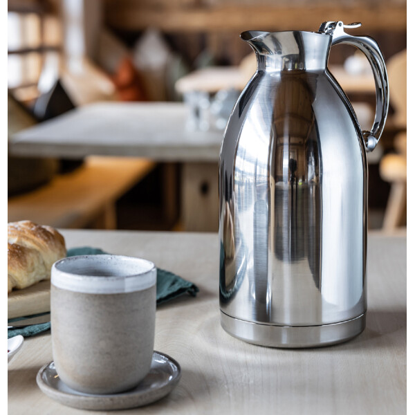 alfi Isolierkanne HOTELLO 0,6 Liter, Edelstahl poliert