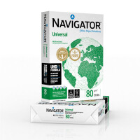 NAVIGATOR Universal Premiumpapier hochweiß A4 80g - 1/4 Palette (25.000 Blatt)