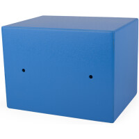 pavo Mini-Tresor, mit Elektronikschloss, blau