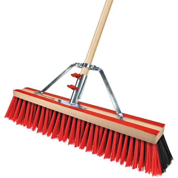 Peggy Perfect Straßenbesen mit Stiel "Bulldozer", 600 mm