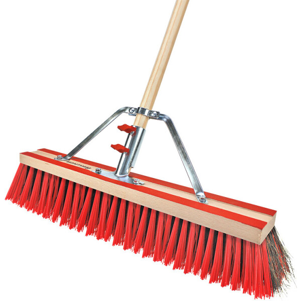 Peggy Perfect Straßenbesen mit Stiel "Bulldozer", 600 mm