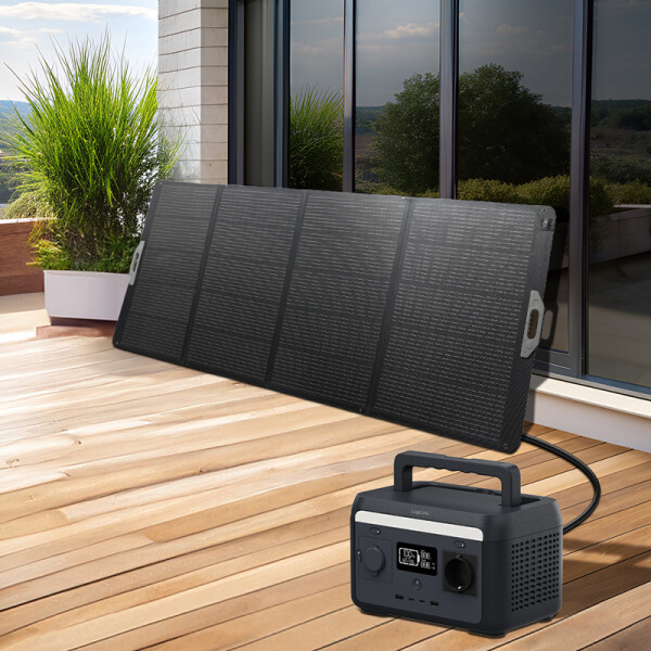 LogiLink Solar-Adapterkabel, schwarz rot, 0,24 m