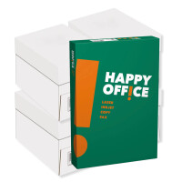 Happy Office Kopierpapier A4 80g/m2 (4 Kartons; 10.000...