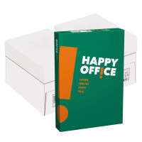 Happy Office Kopierpapier A4 80g/m2 (2 Kartons; 5.000 Blatt)