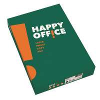 Happy Office Kopierpapier A4 80g/m2 (1 Karton; 2.500 Blatt)