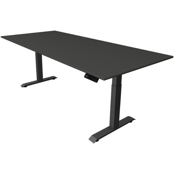 kerkmann Sitz-Steh-Schreibtisch Move 4, (B)1.400 mm, grau