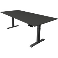 kerkmann Sitz-Steh-Schreibtisch Move 4, (B)1.200 mm, grau