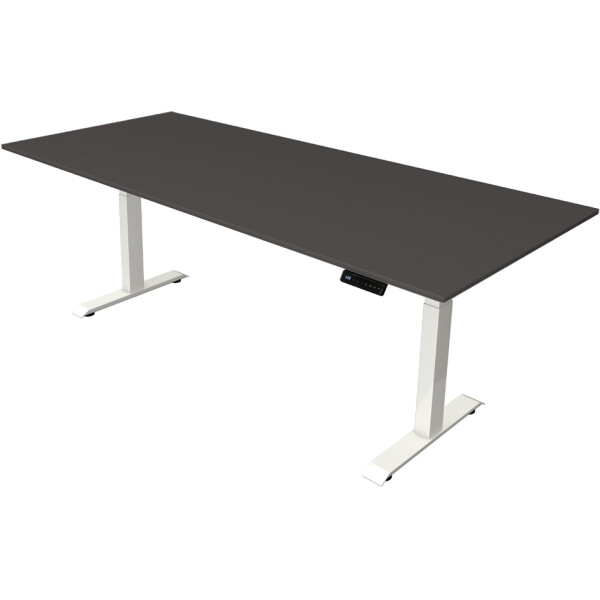 kerkmann Sitz-Steh-Schreibtisch Move 4, (B)1.400 mm, grau