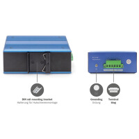DIGITUS Industrial Gigabit Ethernet Switch, 8+2 Port