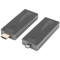 DIGITUS 4K Wireless Video Extender-Set, 30 m (USB-C - HDMI)