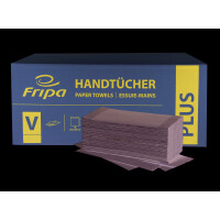 FRIPA Papierhandtuch PHT Plus 1-lagig V-Falz 25x23 20x250...