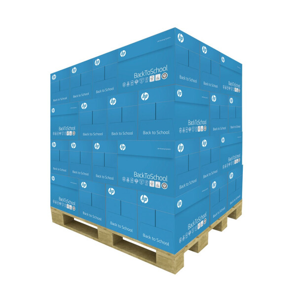 HP Back to School Businesspapier weiß A4 80g - 1 Palette (120.000 Blatt)