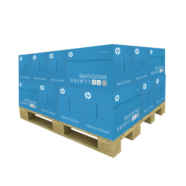 HP Back to School Businesspapier weiß A4 80g - 1/2 Palette (60.000 Blatt)